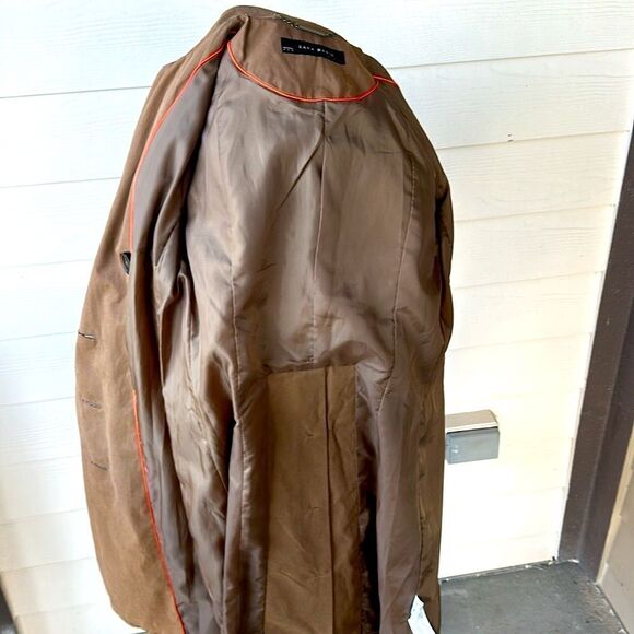 Zara Basic Camel Trench Coat - Picture 9 of 10